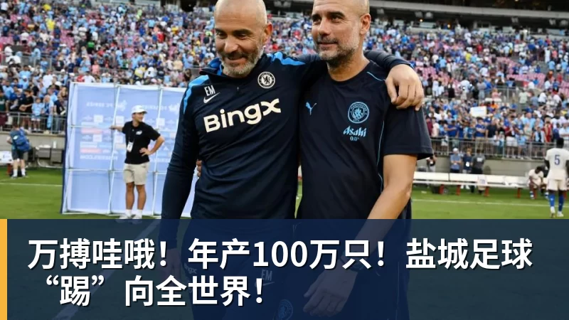 万搏哇哦!年产100万只!盐城足球“踢”向全世界!