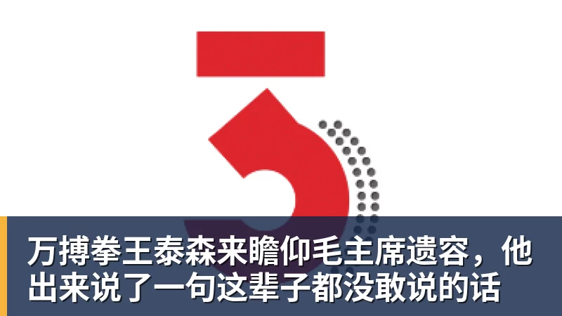 万搏拳王泰森来瞻仰毛主席遗容，他出来说了一句这辈子都没敢说的话